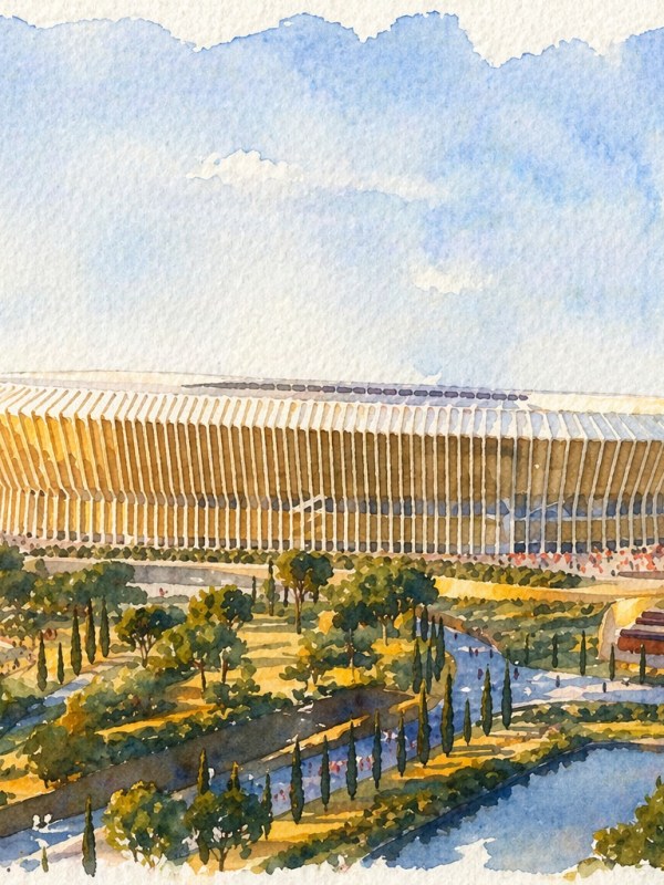 IL NUOVO STADIO DELLA ROMA PRENDE FORMA: PIETRALATA SOGNA IL&nbsp;2032